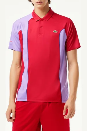 Lacoste Mens Unisex Sport x Novak Djokovic Seamless Polo Shirt in - Size Large