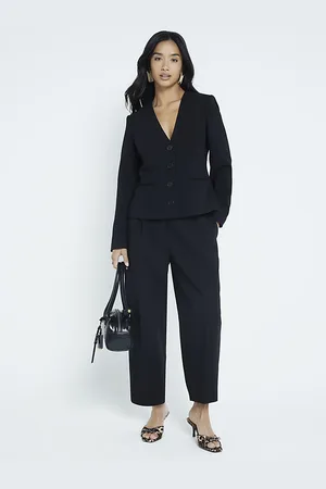 River Island Womens Trousers Petite Slim Barrell Leg - Size 6 UK