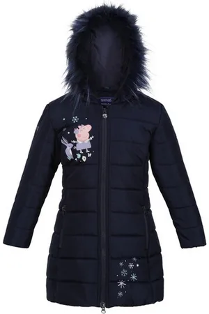 Regatta Girls Peppa Pig Flowers Padded Jacket - Size 4-5Y