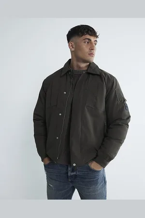 River Island Mens Utility Jacket Padded - Size X-Large
