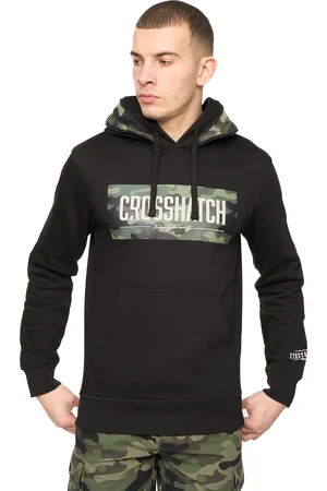 Crosshatch Mens Camtort Hoodie - Size Medium