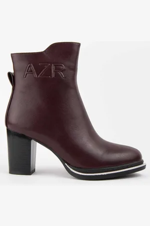 Montevita Womens Heel Ankle Boot Vareli3 Bordeaux - - Size EU 36