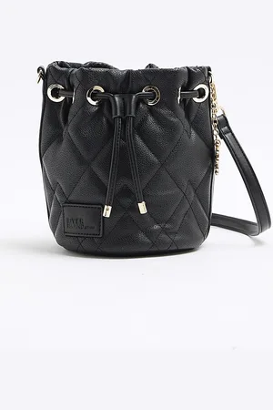 River Island Womens Bucket Bag Quilted Pu - One Size