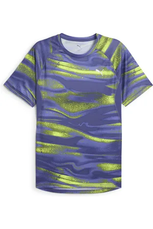 PUMA Mens VELOCITY All-Over Print Running T-shirt - - Size Small