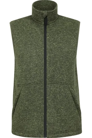 Mountain Warehouse Mens Idris Fleece Gilet ( Green) - Size Medium
