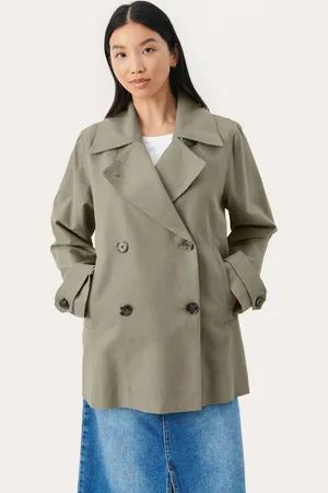 Part Two Womens SifPW Outerwear Trench Coat - - Size 8 UK