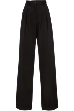 Bally Womens Ultra Flare Trousers in Cotton - Size 6 UK