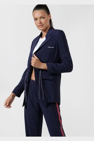 LORNA JANE Womens It Girl Boyfriend Blazer in French /White - Size X-Small