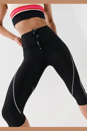 P.E Nation PE Womens Reformer Crop Legging in Nylon - Size X-Small