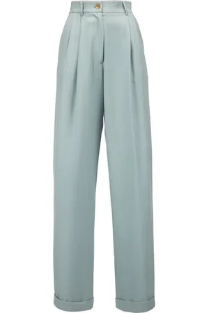 Bally Womens Ultra Flare Trousers in Baby Silk - Size 6 UK