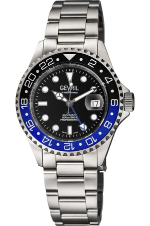 Gevril 4953A Mens Wall Street Swiss Automatic Sellita SW330 Watch - - One Size