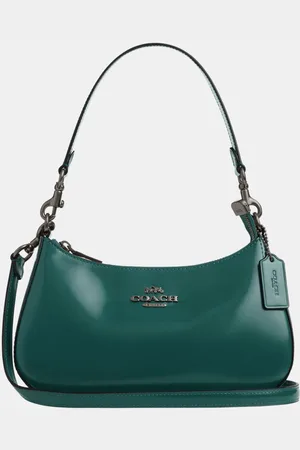 Coach Womens Teri Shoulder Bag in Spazzolato Leather with Strap - - One Size