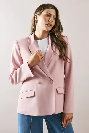 wallis Womens Back Detail Double Breasted Blazer - - Size 12 UK