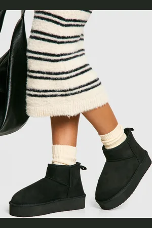 Boohoo Womens Platform Cosy Ankle Boots - - Size UK 6