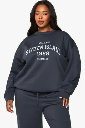 Boohoo Womens Plus Staten Island Oversized Sweatshirt - - Size 16 UK