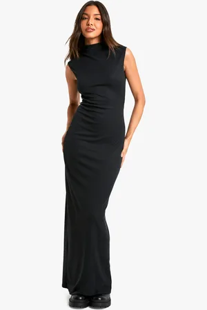 Boohoo Womens Rib Column Maxi Dress - - Size 14 UK