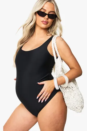Boohoo Womens Maternity Square Neck Swimsuit - - Size 12 UK