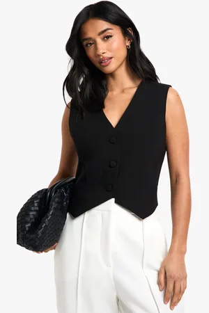 Boohoo Womens Petite Essential Waistcoat - - Size 12 UK