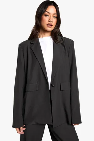 Boohoo Womens Petite Tailored Oversized Blazer - - Size 16 UK