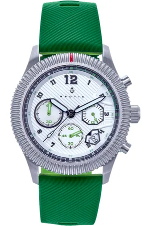 Nautis Mens Meridian Chronograph Strap Watch w/Date - Stainless Steel - One Size