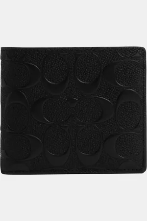 Coach Mens Coin Wallet in Signature Crossgrain Leather - - One Size