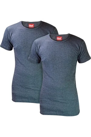 Heat Holders 2 Pack Mens Short Sleeve Thermal Top for Winter - - Size X-Large
