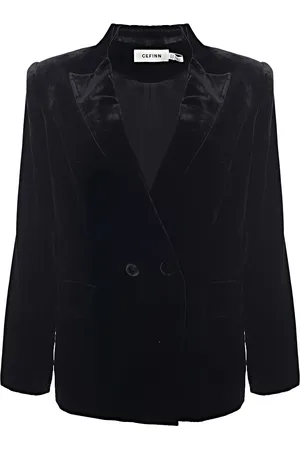 Cefinn Womens The Ronson Fluid Velvet Blazer - - Size 6 UK