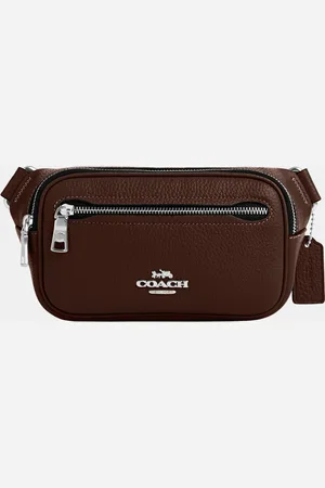 Coach Mens Elias Mini Belt Bag in Pebbled Leather - - One Size