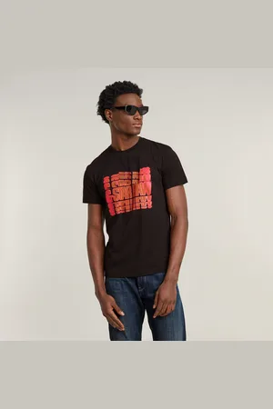 G-Star Mens G-Star RAW Gradient Graphic T-Shirt - Cotton - Size Large