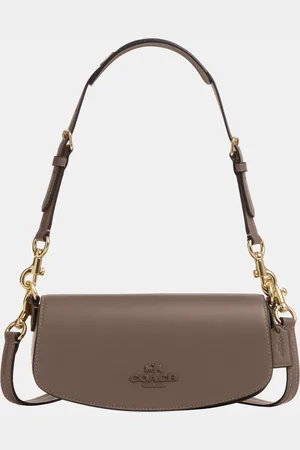 Coach Womens Andrea Small Shoulder Bag in Smooth Leather with Tonal Hardware - - One Size