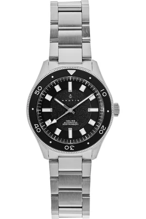 Nautis Mens Holiss Automatic Bracelet Watch - Stainless Steel - One Size
