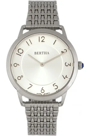 Bertha Womens Abby Swiss Bracelet Watch - Stainless Steel - One Size