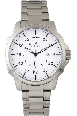 ELEVON Mens Hughes Bracelet Watch w/ Date - Stainless Steel - One Size