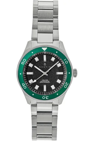 Nautis Mens Holiss Automatic Bracelet Watch - Stainless Steel - One Size