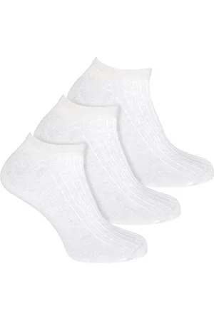 Sock Snob 3 Pack Womens 100% Cotton Trainer Socks - - Size UK 4-8