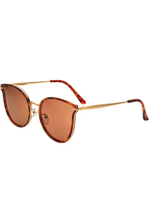 Bertha Womens Moon Polarized Sunglasses - Stainless Steel - One Size