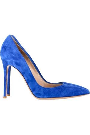 Gianvito Rossi Pre-owned Womens Pointed Toe Pumps in Suede - Size EU 39
