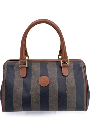 Fendi Pre-owned Womens Vintage Cloth Handbag Double F - Cotton - One Size