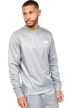 Crosshatch Mens Langtons Crew Neck Track Top - Size Medium