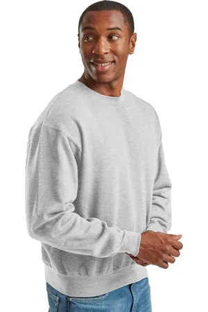 Fruit Of The Loom Mens Supercotton Sweatshirt (Athletic Heather) - - Size Small