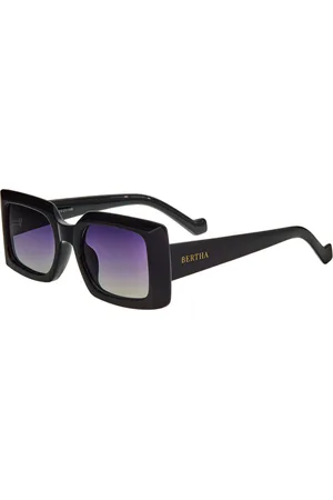 Bertha Womens Miranda Polarized Sunglasses - Stainless Steel - One Size