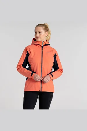 Craghoppers Womens Dynamic Pro Jacket Fusion Coral / Blue Navy - - Size 12 UK