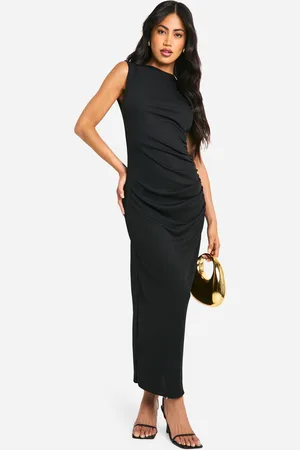 Boohoo Womens Ruched Midaxi Dress - - Size 10 UK