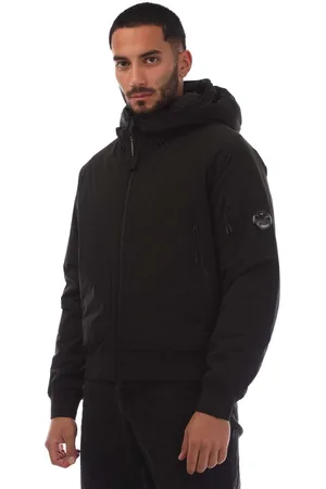 C.P. Company Mens Pro-Tek Ribbed Hooded Jacket in - Size Large