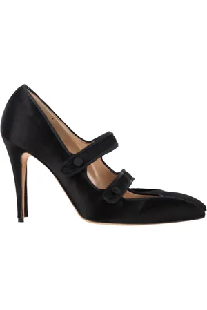 Manolo Blahnik Pre-owned Womens Double Strap Mary Jane Pumps in Satin - Size EU 39