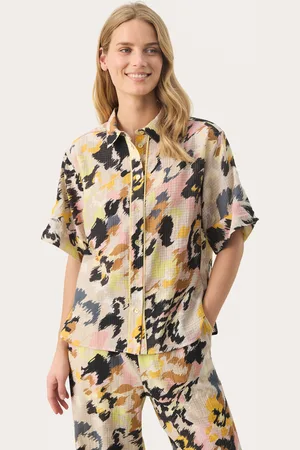 Part Two Womens JoselinePW Printed Blouse - - Size 16 UK
