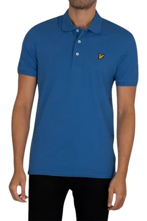 Lyle & Scott Mens Polo Shirt Short Sleeve Summer Golf Tee Cotton Jersey Sports - - Size Medium