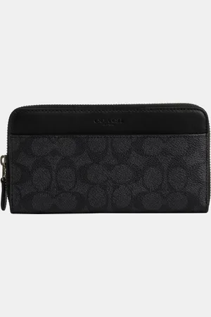 Coach Mens Accordion Wallet in Signature - - One Size