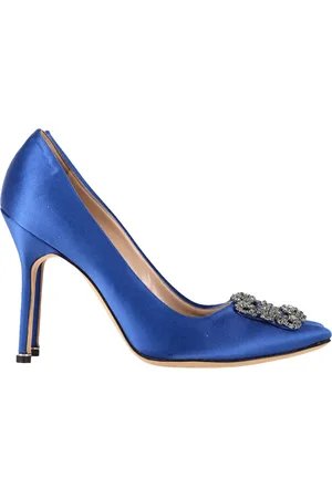Manolo Blahnik Pre-owned Womens Hangisi Pumps in Satin - Size EU 40