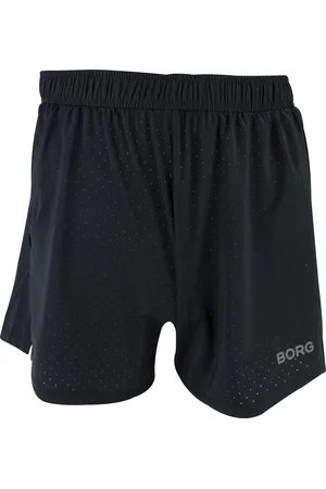 Björn Borg Mens Running Breathable and Lightweight Perforated Sport Shorts for Men - - Size X-Large